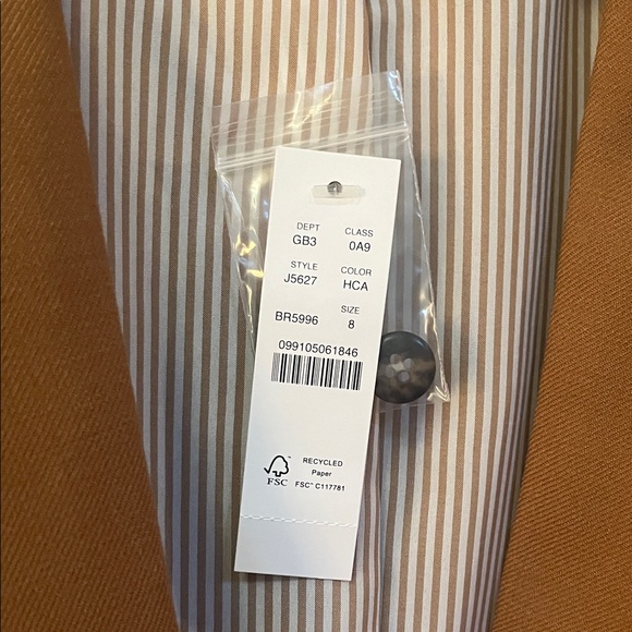 NWT J. Crew Women's Parke Italian Wool Blazer - Picture 4 of 7